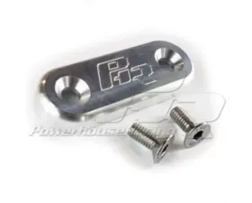 Powerhouse Racing Throttle Cable Block Off Polished Toyota Supra | Lexus 1992-2005
